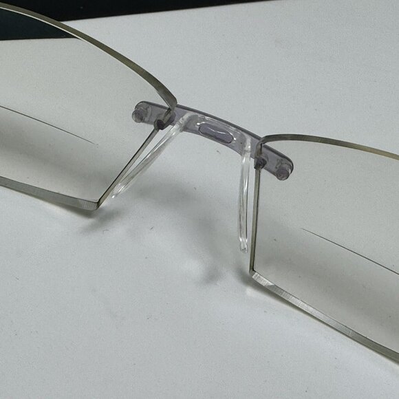 Eyephorics Eyeglasses  Purple Swiss Rimless Frame Only  Read - Picture 8 of 13